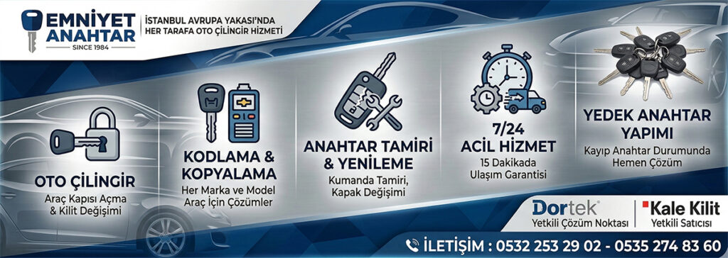 oto anahtarcılık hizmetleri ikitelli emniyet anahtar