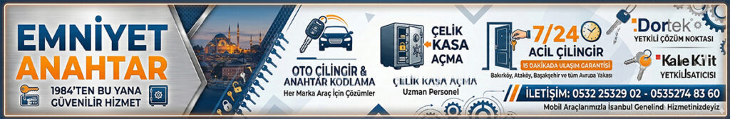 Profesyonel anahtarcılık hizmetleri ikitelli emniyet anahtar